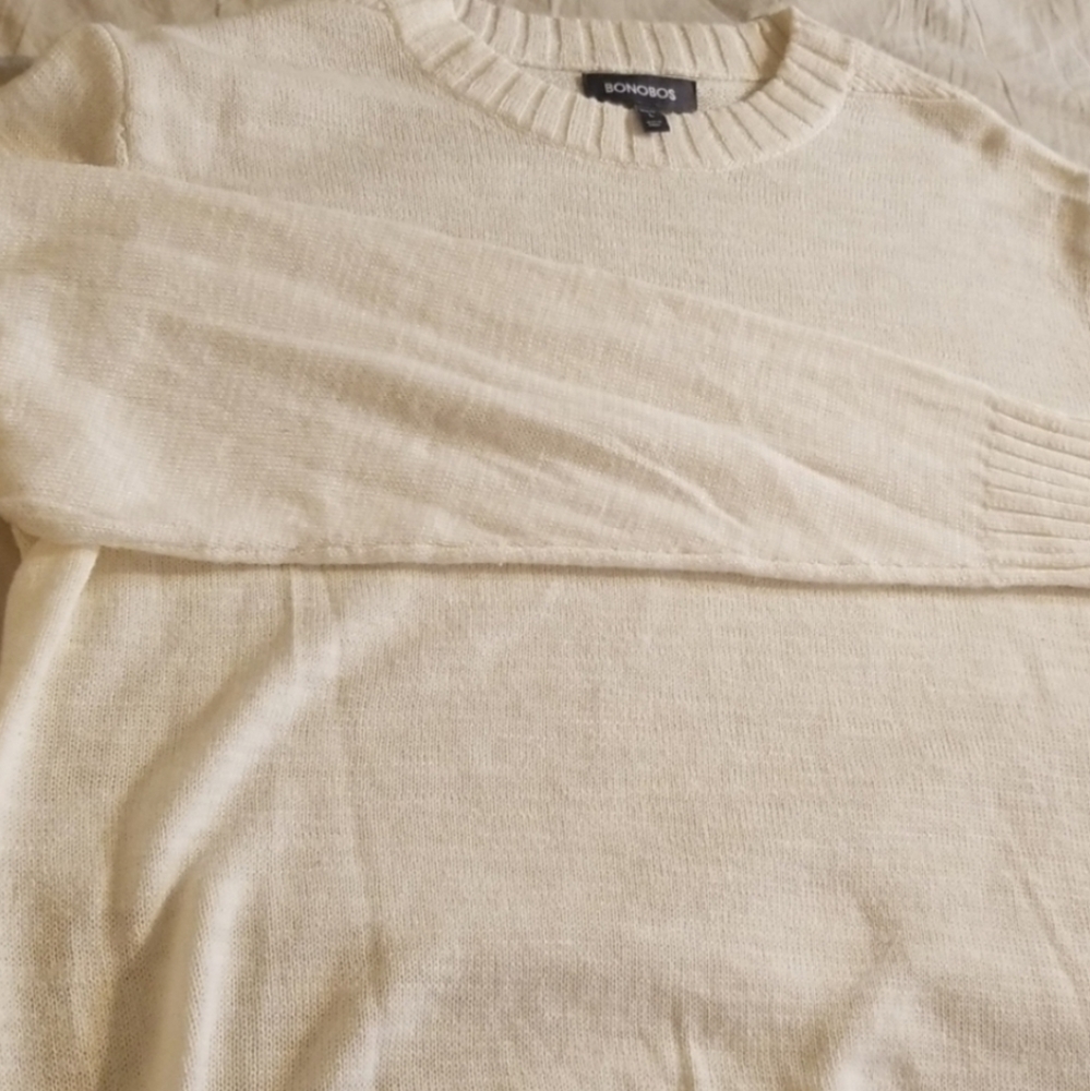 Bonobos Cream Crewneck Sweater
